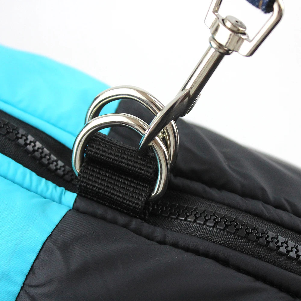 Winter Big Dog Clothes Waterproof Vest Jacket For Small Dogs Cats Outdoor Warm Puppy Coat With D Ring Labrodor Pug Pet Costume