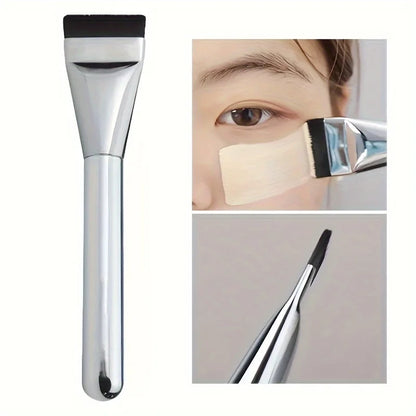 1/2Pc Multi-Use Foundation Ultra-Fine, Hypoallergenic Nylon Bristle Oval Foundation Brush - Perfect for Face Contouring Beauty World Shop