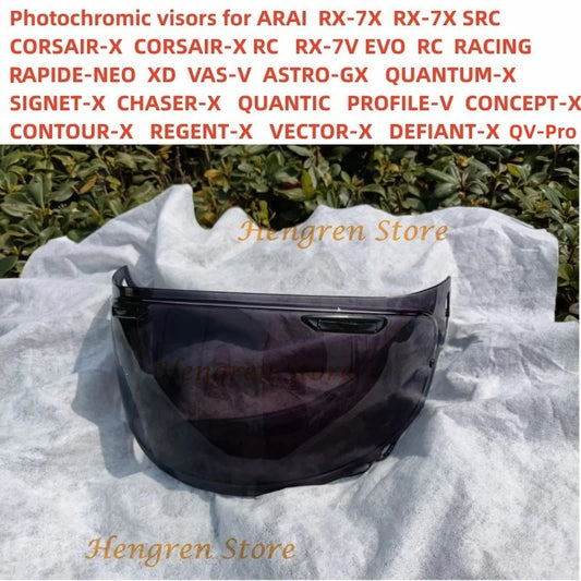 Photochromic Visor for ARAI RX-7X RX7X CORSAIR-X RC RX-7V RX7V RAPIDE-NEO XD VAS-V ASTRO-GX QUANTUM-X SIGNET-X CHASER-X QUANTIC Beauty World Shop