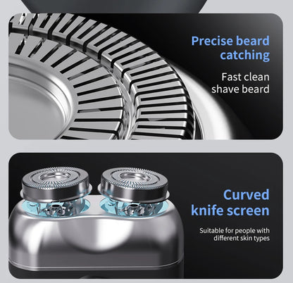 Mini electric shaver, compact and fast charging for home use, men's car shaver, portable for home use, gift for father and boyfr Beauty World Shop