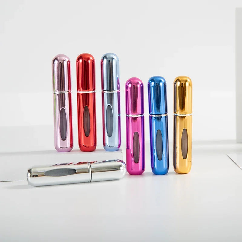 5ml Perfume Spray Bottle, Portable Perfume Atomizer Fillable Mini Perfume Bottle Perfume Empty Bottle Scent Pump Box Beauty Fashion