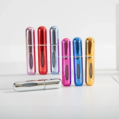 5ml Perfume Spray Bottle, Portable Perfume Atomizer Fillable Mini Perfume Bottle Perfume Empty Bottle Scent Pump Box Beauty Fashion