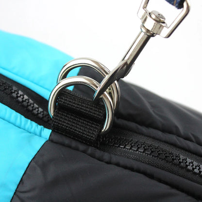 Waterproof Pet Dog Coat Vest For Small Large Dogs Winter Warm Puppy Clothes with D-ring Kitten Costume Golden Retriever Jacket