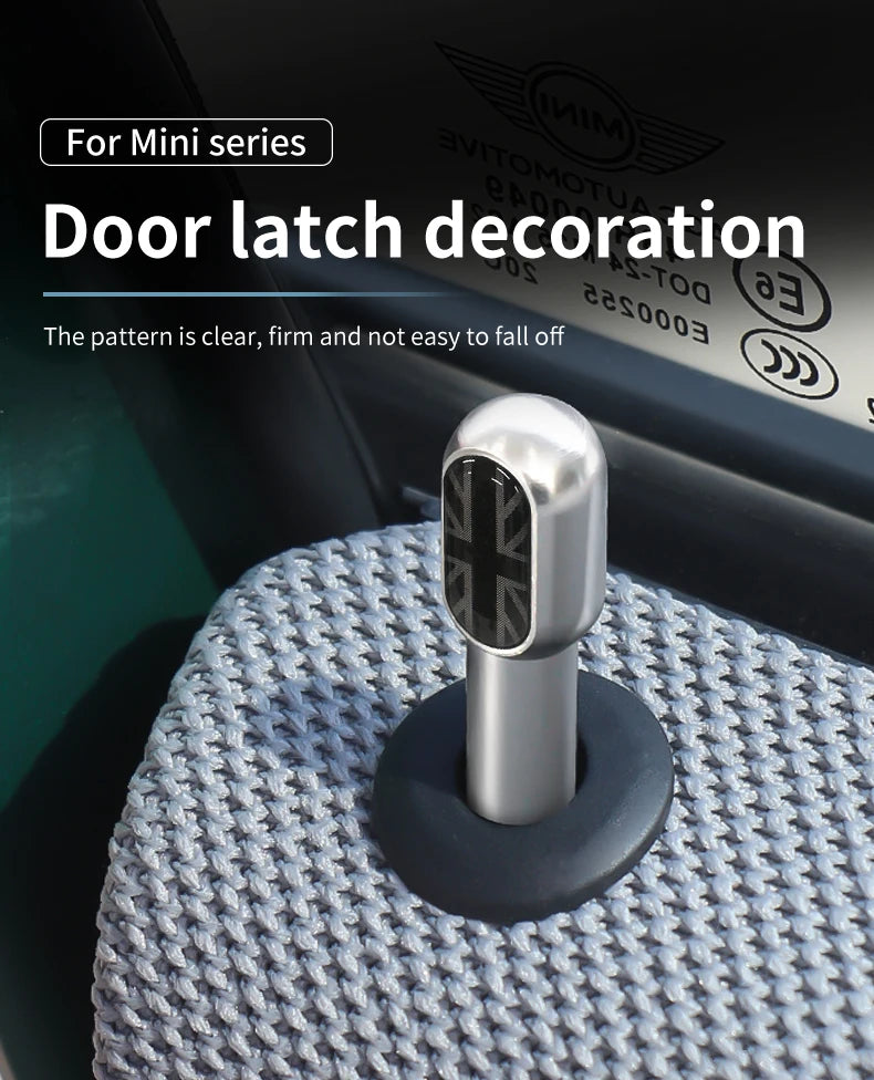 Car Door Pin Decorative For BMW Mini Cooper S F56 F55 F54 F60 R56 R60 F65 U25 Clubman Countryman Metal Car Interior Accessories Beauty World Shop