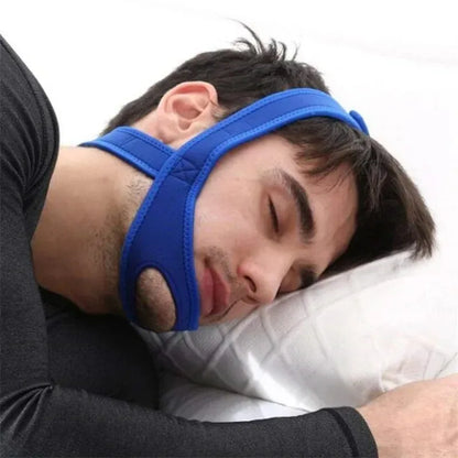 New Neoprene Anti Snore Stop Snoring Chin Strap Belt Anti Apnea Jaw Solution Sleep Support Apnea Belt Adjustable Sleep Care Tool Beauty World Shop