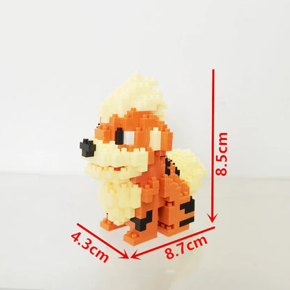 75 Style Building Blocks Assembly Anime Picachu Charizard Doll Blastoise Bulbasaur Gengar Bricks Figures Toy for Kid Gift Beauty World Shop