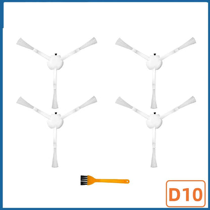 Accessories Dreame Bot D10 Plus RLS3D Robot Vacuum Cleaner Hepa Filter Mop Main Side Brush Dust Bag Replacement Parts