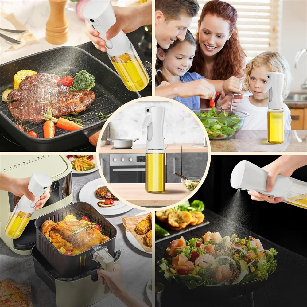 Oil Spray for Cooking - Olive Oil Dispenser Bottle Sprayer Mist-Reusable Food Grade Oil Vinegar,Spray Bottle Kitchen Accessories Beauty World Shop