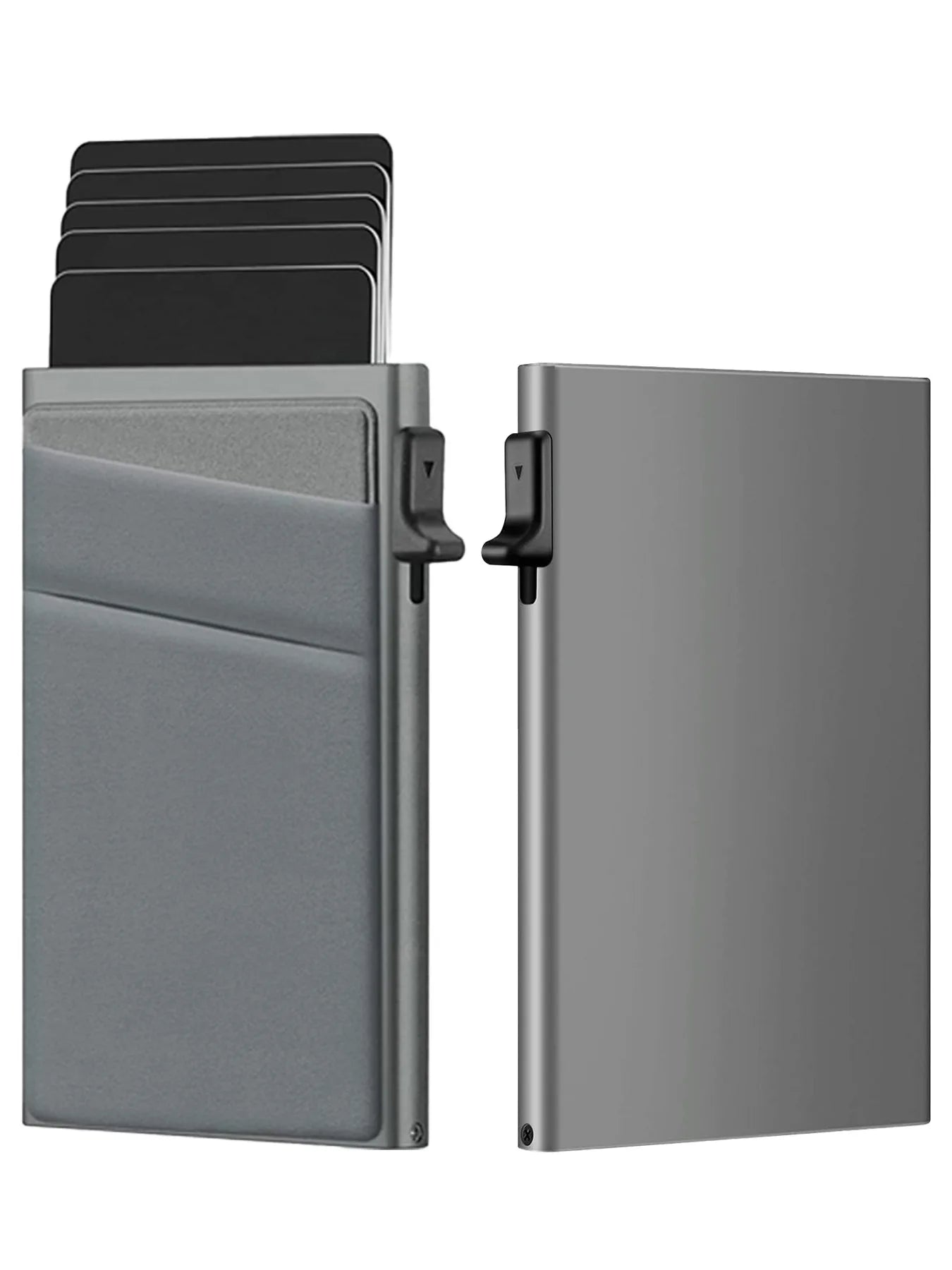 Anti-theft Cards Protectors Card Holder Minimalist Smart Wallet RFID Protection Aluminum Metal Box Cardholder Case Porte Carte Beauty World Shop