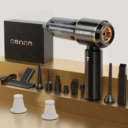 CENRR 998000PA Car Vacuum Cleaner Strong Suction Cordless Wireless Cleaner Handheld Portable Vacuum Cleaner Cleaning Machine Beauty World Shop