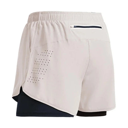 New Men Running Shorts Gym Sports Shorts 2 In 1 Quick Dry Workout Training Gym Fitness Jogging Short Pants Summer Men Shorts Beauty World Shop