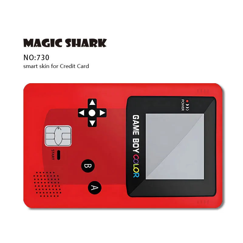 2025 New Mcloving Meme Cartoon Spider Anime Red Eyes Black Dragon PVC Sticker Film Skin for Debit Bank Credit Card Beauty World Shop