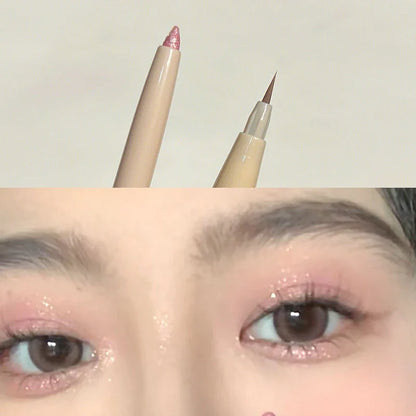 Double-headed Lying Silkworm Pen Matte Pearlescent Fine Flash Brightening Shadow Pen Outline Pen Eyelid Down to Pen Beauty Trend Shop