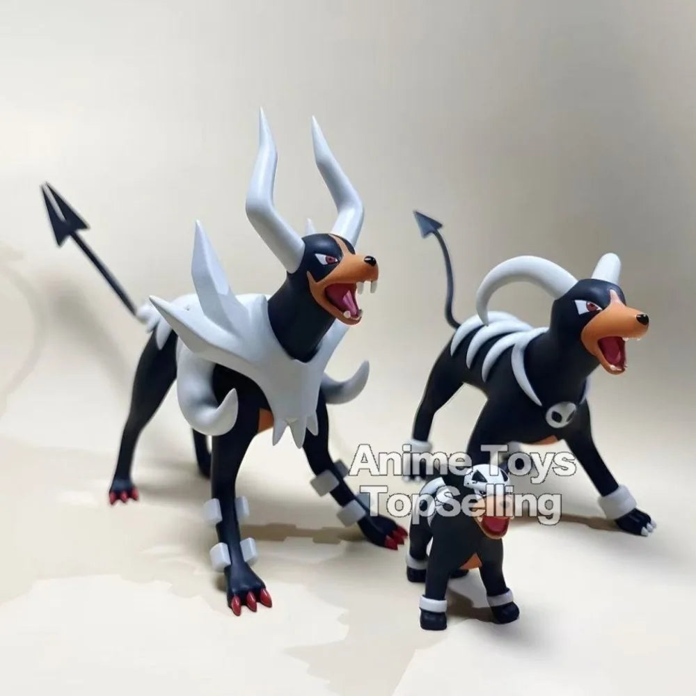 Anime Pokemon Figure Houndoom Evolutionary Action Figures Pvc Collection Model Toys for Children Gifts 2-8cm Beauty World Shop