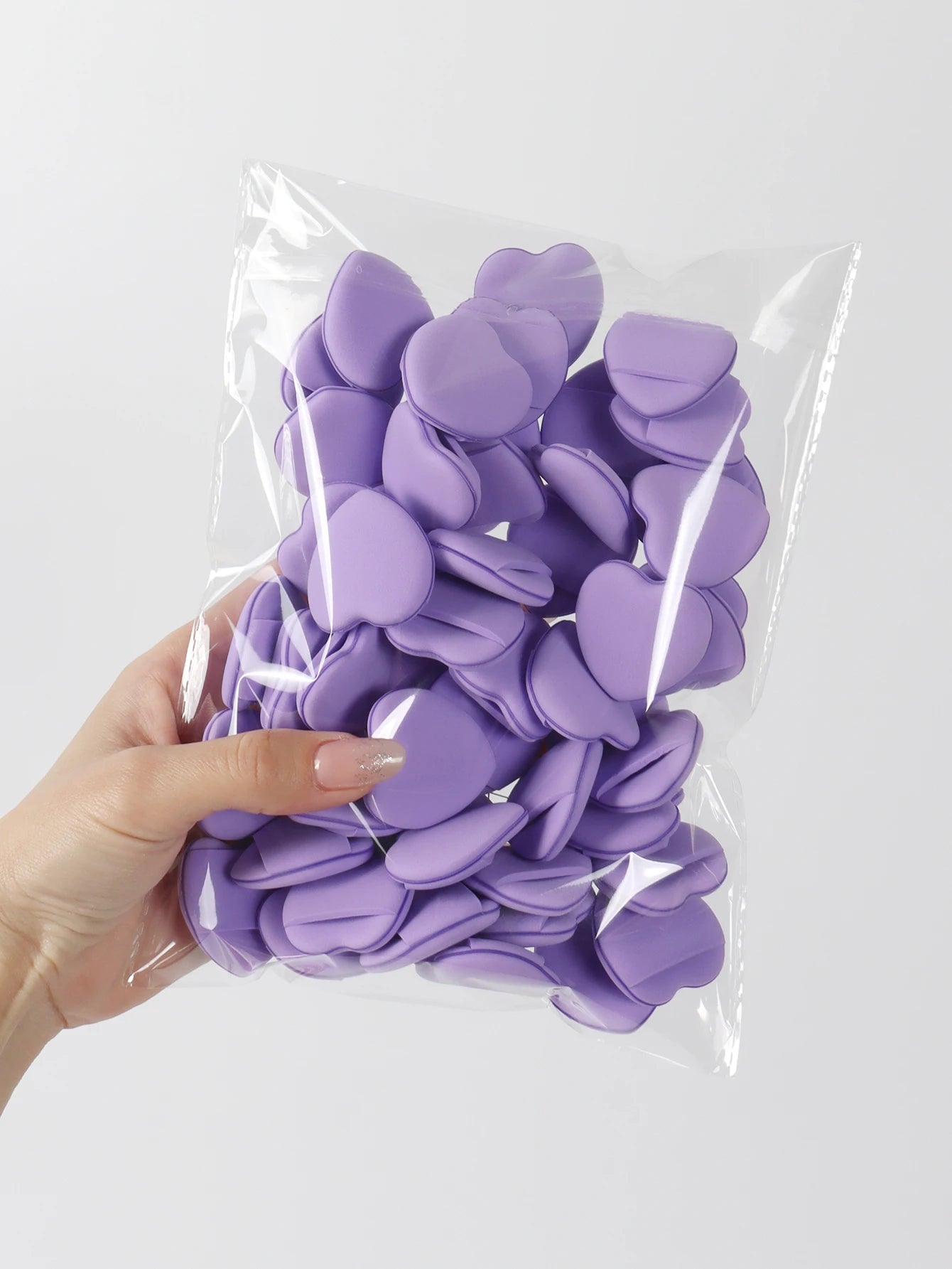 50 Mini Finger Cushions Air Cushion Powder Puff, Latex Free Mixed Sponge and Cosmetic Puff Is Used for Liquid Foundation Make- Beauty World Shop