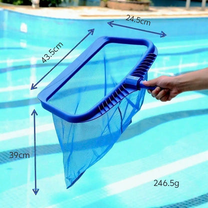 Swimming Pool Leaf Rake Large Capacity Deep Bag Thickened Frame Pool Skimmer NetWith Detachable Handle Beauty World Shop