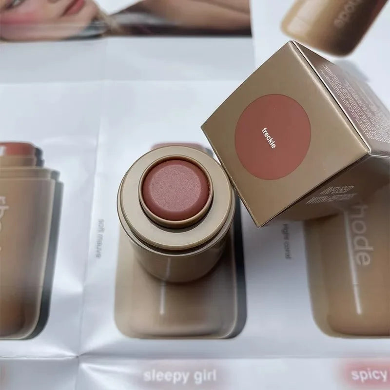 Brand skin Balm Jelly Bean Lip Gloss Spicy Marg Juice Box Pocket Blush Stick Non-fading Waterproof Blusher Moisturizing Lipstick Beauty World Shop