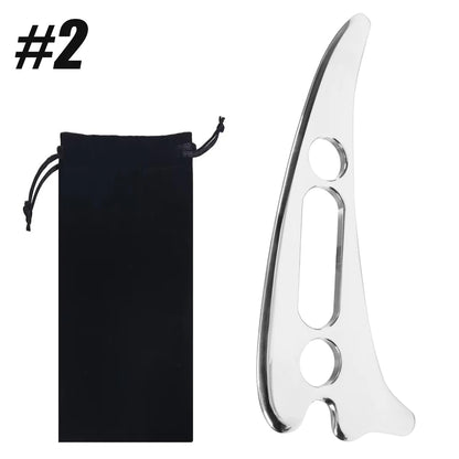1PCS Stainless Steel Gua Sha Scraping Massage Tool IASTM Tools Great Soft Tissue Mobilization Tool Beauty World Shop