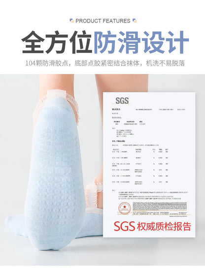 Solid Color Yoga Socks Professional Silicone Non-slip Ballet Pilates Socks Backless Breathable Bandage Cotton Dance Sports Socks Beauty World Shop