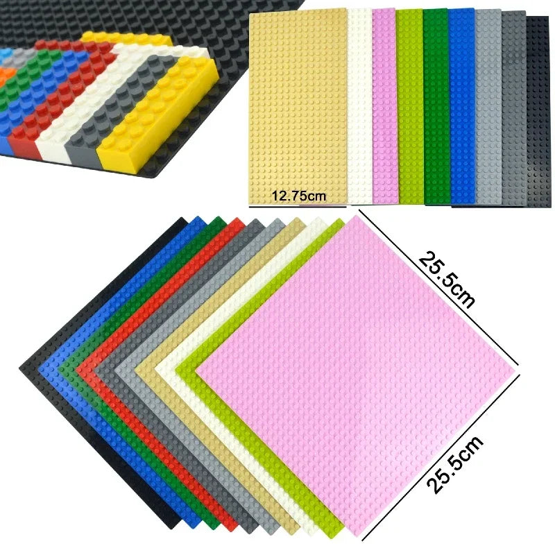 2Pcs Base Plate 32*32 32*16 Studs Classic Figures Building Blocks Plates Bricks Baseplate Blocks Children Toys For Kid Gifts Beauty World Shop