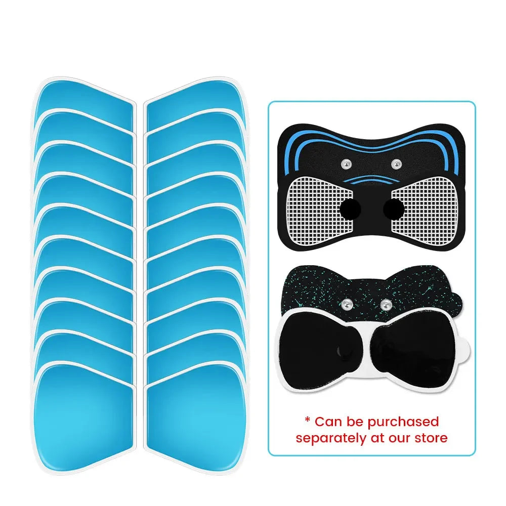Gel Pads for EMS Neck Massager Replacement Patches Cervical Massager Self Adhesive massage Sticker for Shoulder Back Pain Relief Beauty World Shop