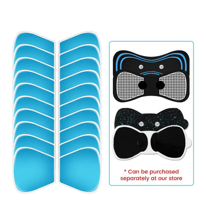 Gel Pads for EMS Neck Massager Replacement Patches Cervical Massager Self Adhesive massage Sticker for Shoulder Back Pain Relief Beauty World Shop