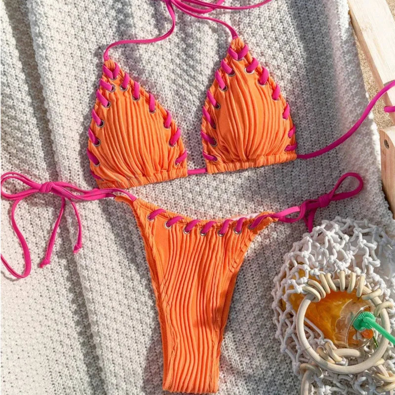 Sexy Bikinis 2026 Women's Swimwear Female Swimsuit For Swimming Wear Bathing Suits Brazilian Bikini Set Beachwear Pool Bather Beauty World Shop
