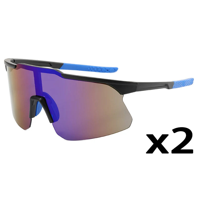 1/2/8pcsPolarized Cycling Sunglasses Outdoor Sport Cycling Riding Running Skiing Goggle Windproof Fishing Eyewear for Men Women Beauty World Shop