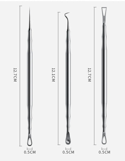 1 pack, German ultra-fine cell acne blackhead and whitehead clip beauty salon special acne fat particle needle tool Beauty World Shop