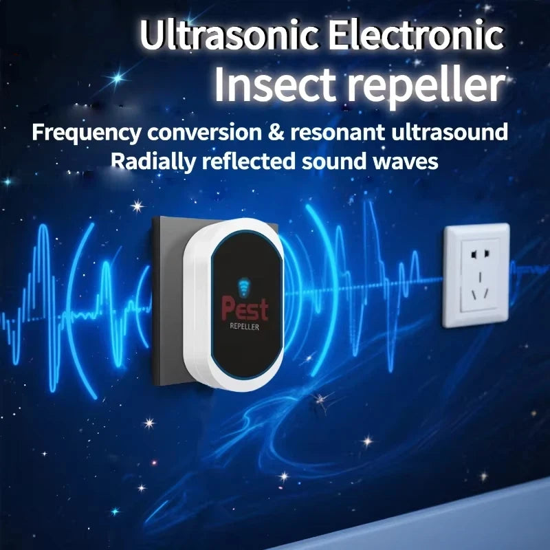 Ultrasonic Electronic Insect Repellent And Mouse Repellent Household Insect Repellent Mini Silent Safe Plug Electric 2026 New Beauty World Shop