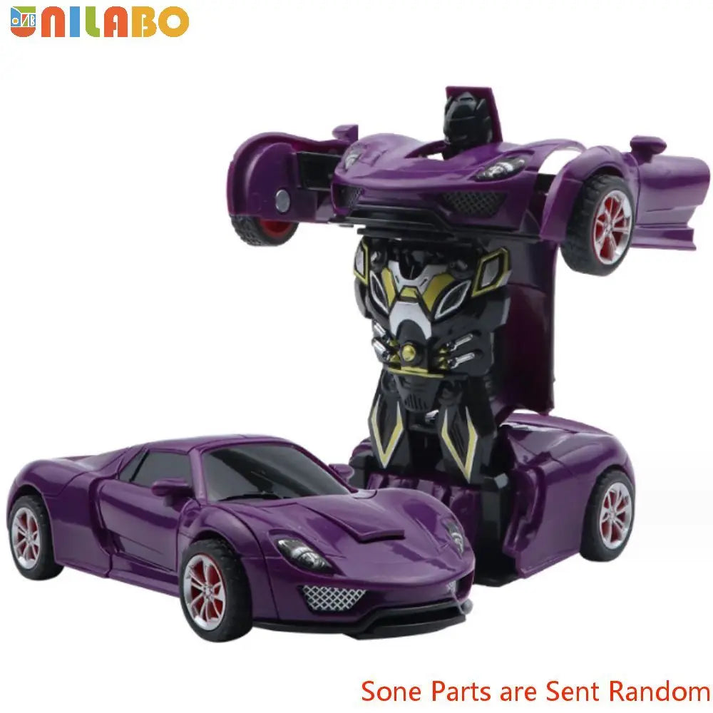 Amazing Transforming Sports Car Deformation Toy, Inertial Sliding Racing Bike, Automatic Transform, Incredible Boys Gift Idea! Beauty Fashion
