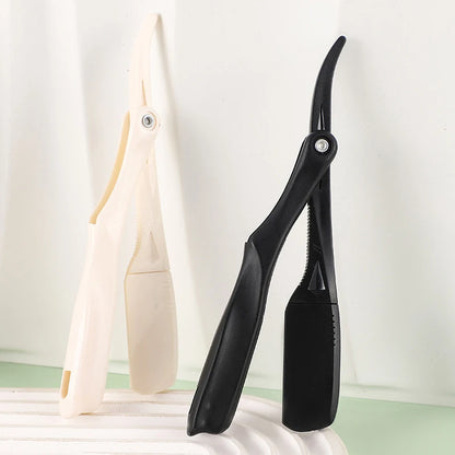 Professional Manual Shaver Straight Edge Plastic Barber Razor Folding Shaving Beard Cutter Straight Razor Wholesale Beauty World Shop
