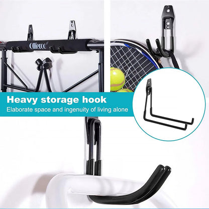 Garage Storage Utility Hooks,Garage Garden Tool Organizer,Hanging Utility Wall Mount Hooks,Heavy Duty Tool Storage Organizer Beauty World Shop