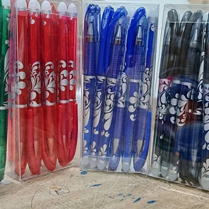 Boxed Multicolor Erasable Gel Pens, Medium Tip 0.5mm, Smooth Writing, Suitable for Office and Everyday Use, Christmas Present Beauty World Shop