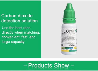 Aquarium CO2 Indicator Solution Monitor Plants Grass CO2 System Concentration Fish Tank Glass Liquid Tester Fluid Drop Checker Beauty World Shop
