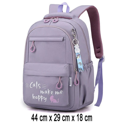 Girl School Bag Backpack Back Pack For Teenager Women Children Female Pink Schoolbag Primary High Bagpack Class Teens Child Kids Beauty World Shop