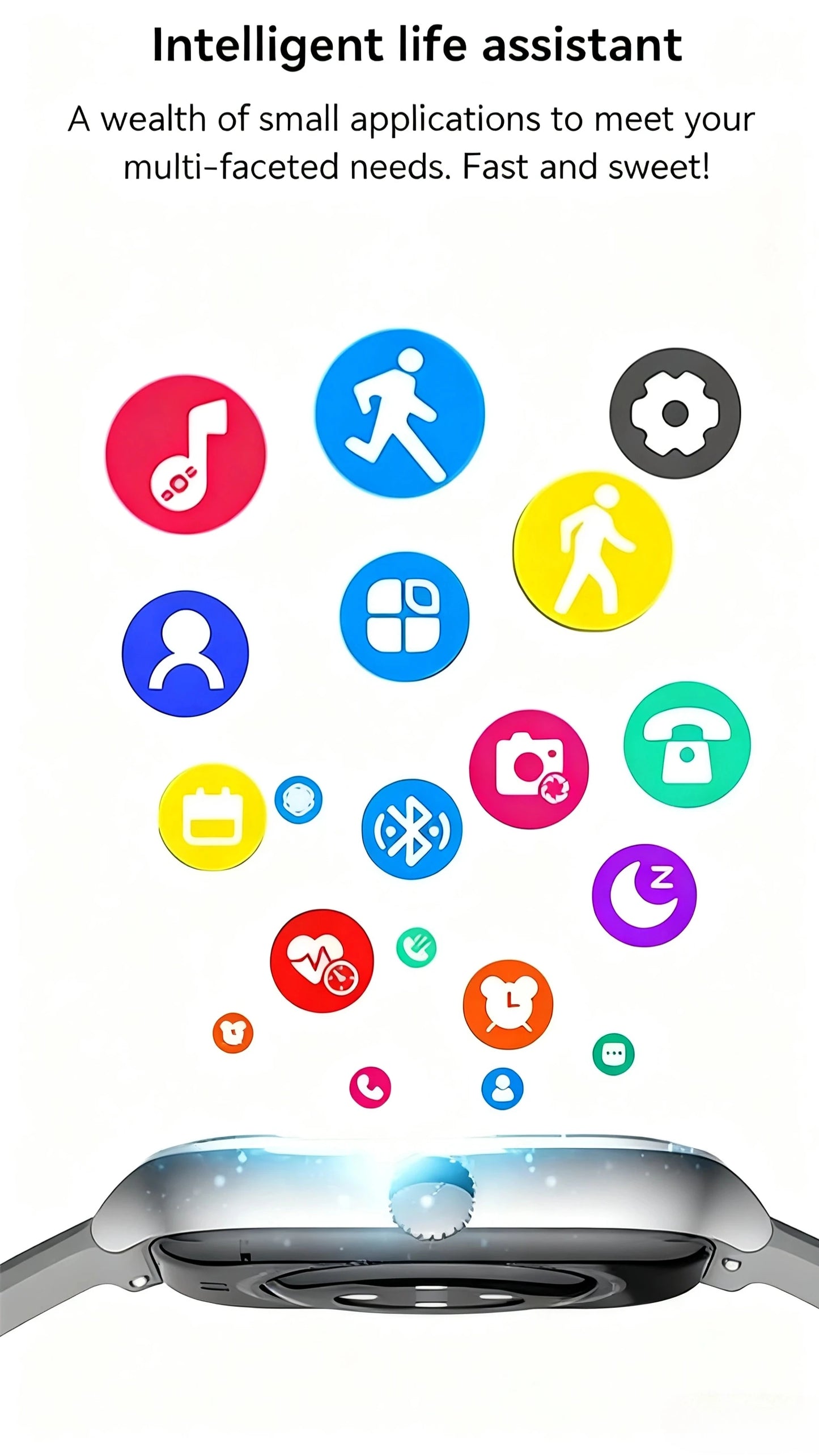 HOMEFISH H9 Intelligent Watch Bluetooth Call Remote Photography Sleep Monitoring Multiple Sports Modes Heart Rate Blood Beauty World Shop