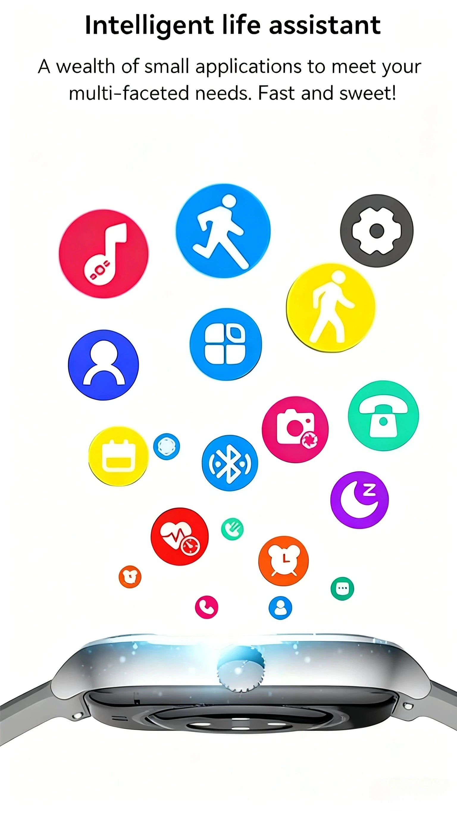 HOMEFISH H9 Intelligent Watch Bluetooth Call Remote Photography Sleep Monitoring Multiple Sports Modes Heart Rate Blood Beauty World Shop