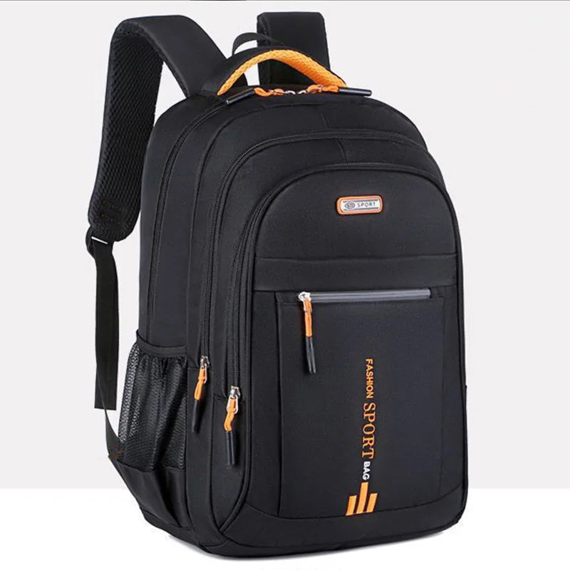 Unisex Large Capacity Backpack, Business Travel Laptop Bag, Multi-Compartment Design, Adjustable Straps, Ideal for Work Leisure Beauty World Shop