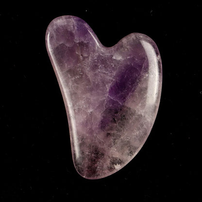 Heart Guasha Stone Face Rose Quartz Jade Massage Tool Chin Nose Lifting Firming Scraping Board Massage Facial Health Care Skin Beauty World Shop