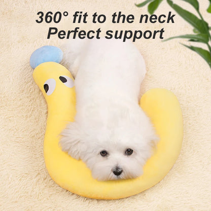 Winter Pet Little Pillow U-Shaped Neck Protector Deep Sleep for Puppy Kitten Pillow Dogs Cats Headrest Sleep Pillow Pet Supplies Beauty World Shop