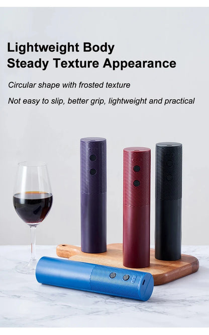 Electric Wine Bottle Opener Automatic Red Wine Corkscrew Rechargeable Wine Opener One-click Button Wine Tools Kitchen Products Beauty World Shop