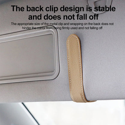 Universal Car Sunglasses Clip Card Ticket Holder Stand Fastener Pen Case Eyeglasses Sun Visor Car Accessories Beauty World Shop
