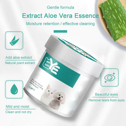 Pet Eye Wipes Cats And Dogs Tearmark Wet Wipes Cats And Dogs Universal No Irritation Cleaning Products 130 Canned Wipes Beauty World Shop