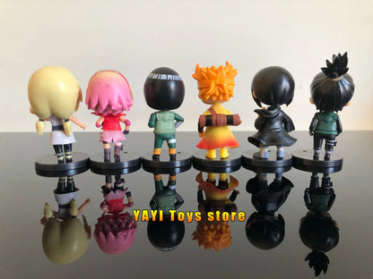 New 12pcs/set Anime Figure Naruto Shippuden Hinata Sasuke Itachi Kakashi Gaara Action Figure Q Version PVC Figures Toys  Gift Beauty World Shop