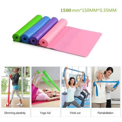 Yoga Physiotherapy Elastic Band, Gym Resistance Band, Sports Stretching Training Rope, Pilates Stretching Film, Fitness Equiment Beauty World Shop