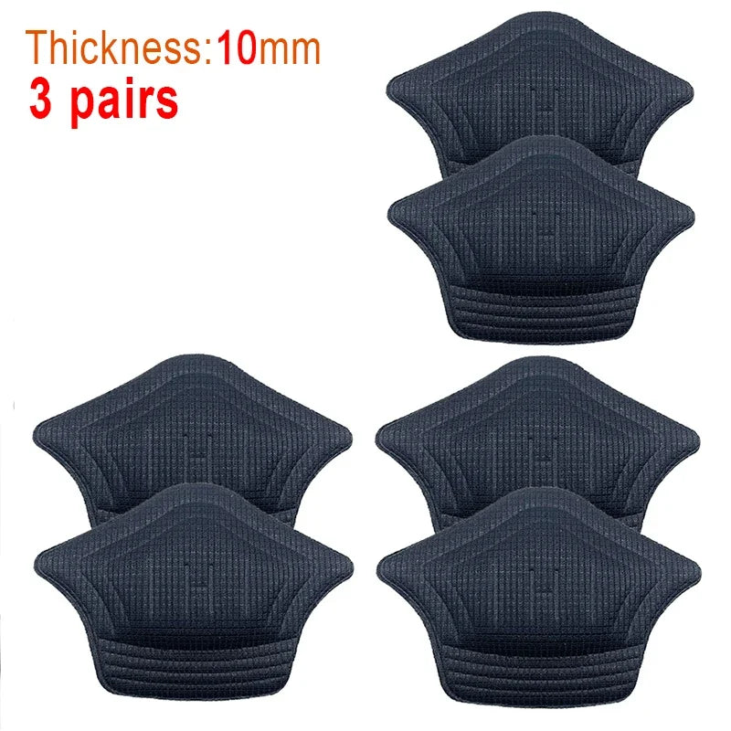3pair/6pcs Insoles Patch Heel Pads for Sport Shoes Back Sticker Adjustable Size Antiwear Feet Pad Cushion Insert Insole Beauty World Shop