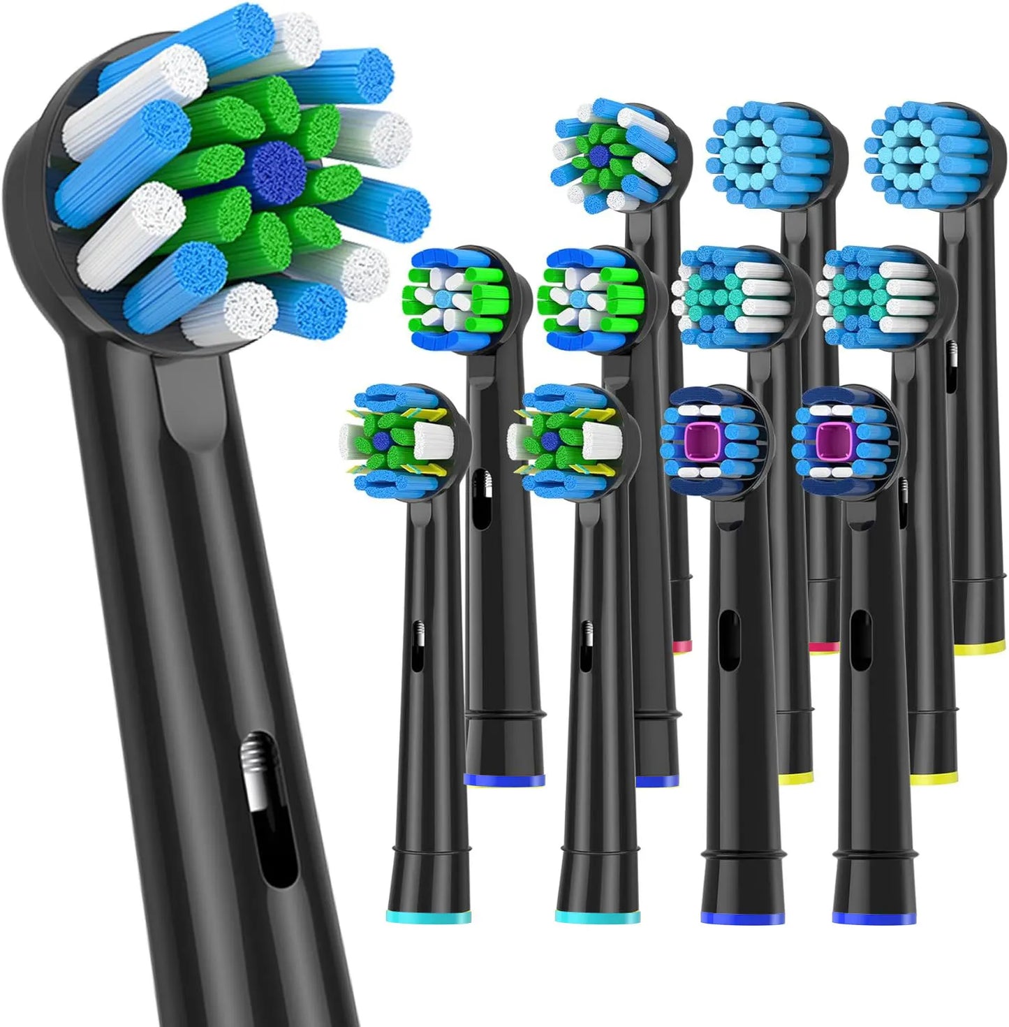 4-12pcs Replacement Brush Heads For Oral-B Electric Toothbrush Advance Power/Vitality Precision Clean/Pro Health/Triumph/3D Exce Beauty World Shop