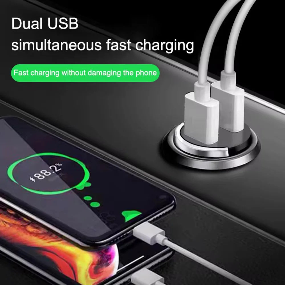 200W mini car charger fast charging for iPhone QC3.0 mini PD USB Type C car mobile phone charger for Xiaomi Samsung Huawei Beauty World Shop