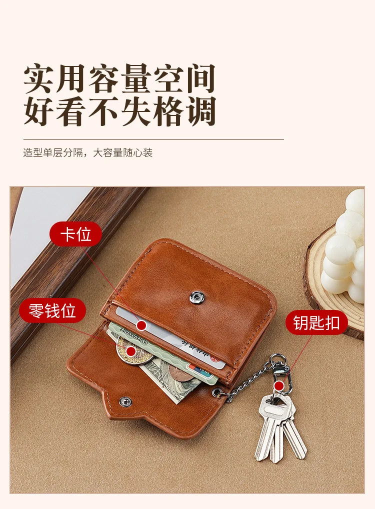 PULeather Card Holder Purse Women Cute Heart Shaped Small Wallet Multi-card Anti-magnetic Card Holder Travel Cash Coin Bag Beauty World Shop